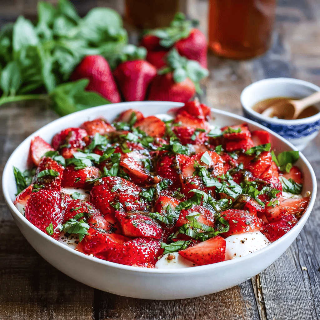 Strawberry Caprese Salad Recipe - Recipe Image