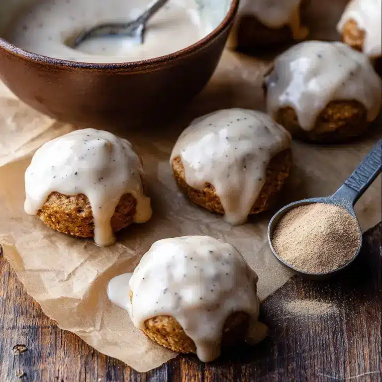 Mini Chai Muffins with Vanilla Bean Glaze Recipe