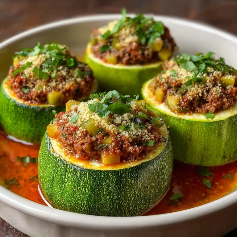 Stuffed Zucchini Recipe