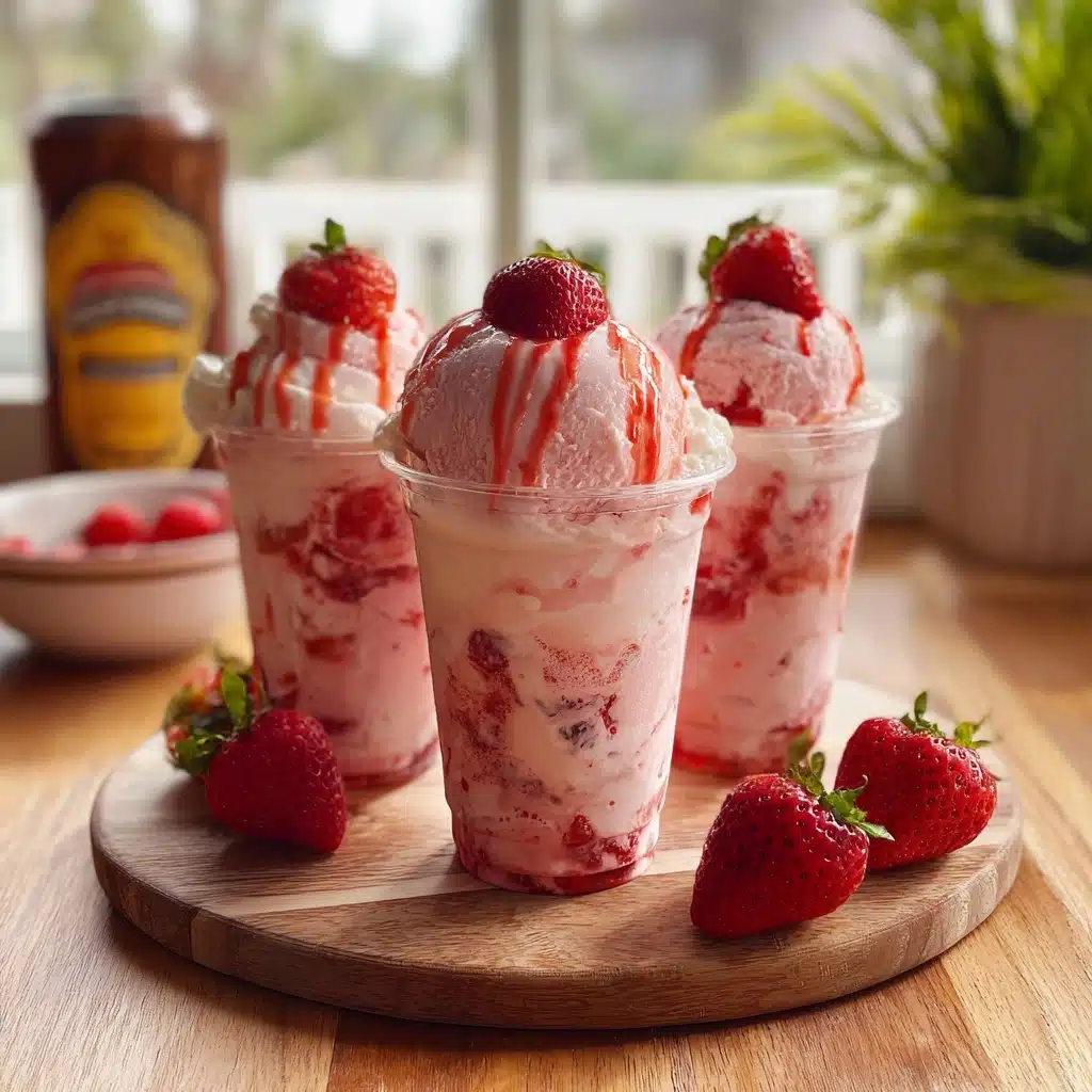 Strawberries and Cream Raspado (Shaved Ice) Recipe