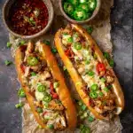 Buffalo Chicken Stuffed Garlic Bread Recipe