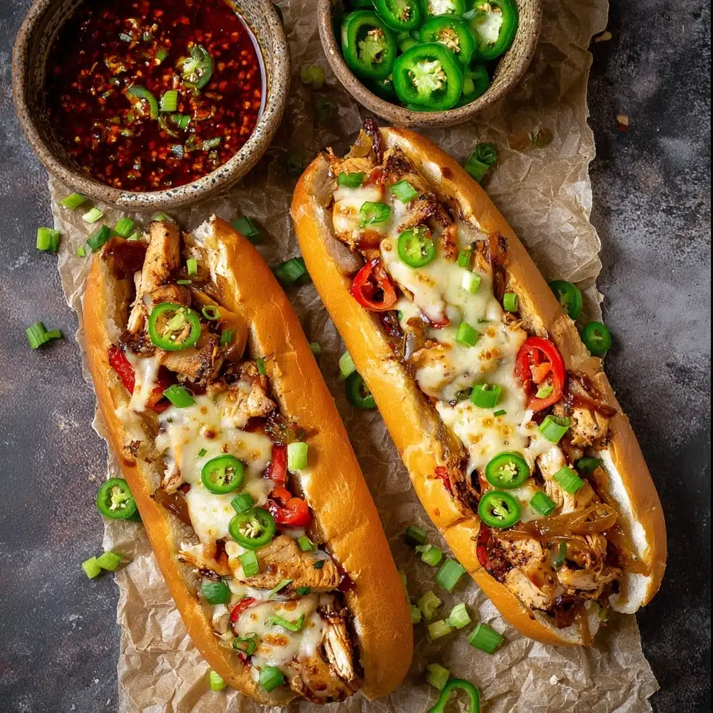 Buffalo Chicken Stuffed Garlic Bread Recipe