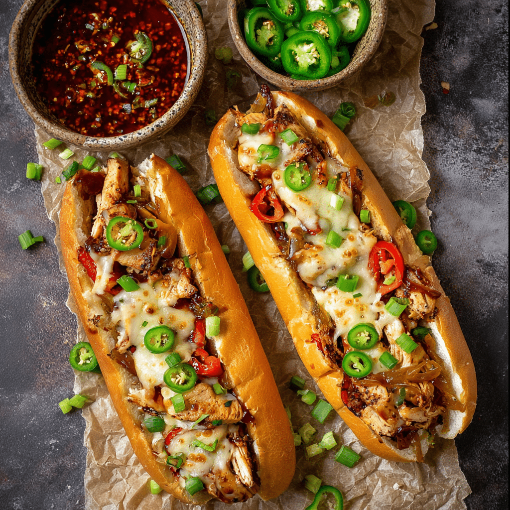 Buffalo Chicken Stuffed Garlic Bread Recipe - Recipe Image