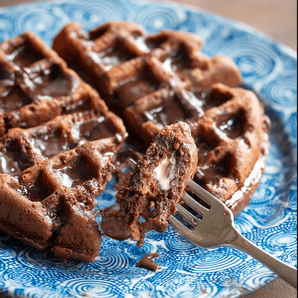 Brownie Waffles Recipe - Recipe Image