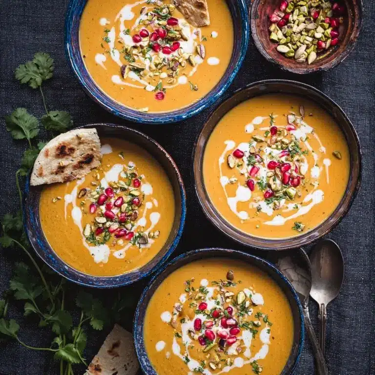 Moroccan Butternut Squash and Goat Cheese Soup Recipe