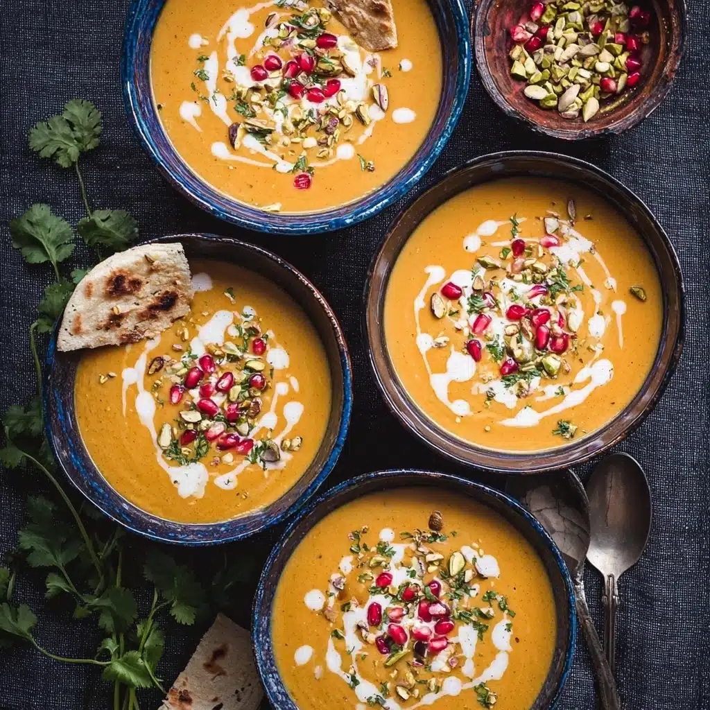 Moroccan Butternut Squash and Goat Cheese Soup Recipe