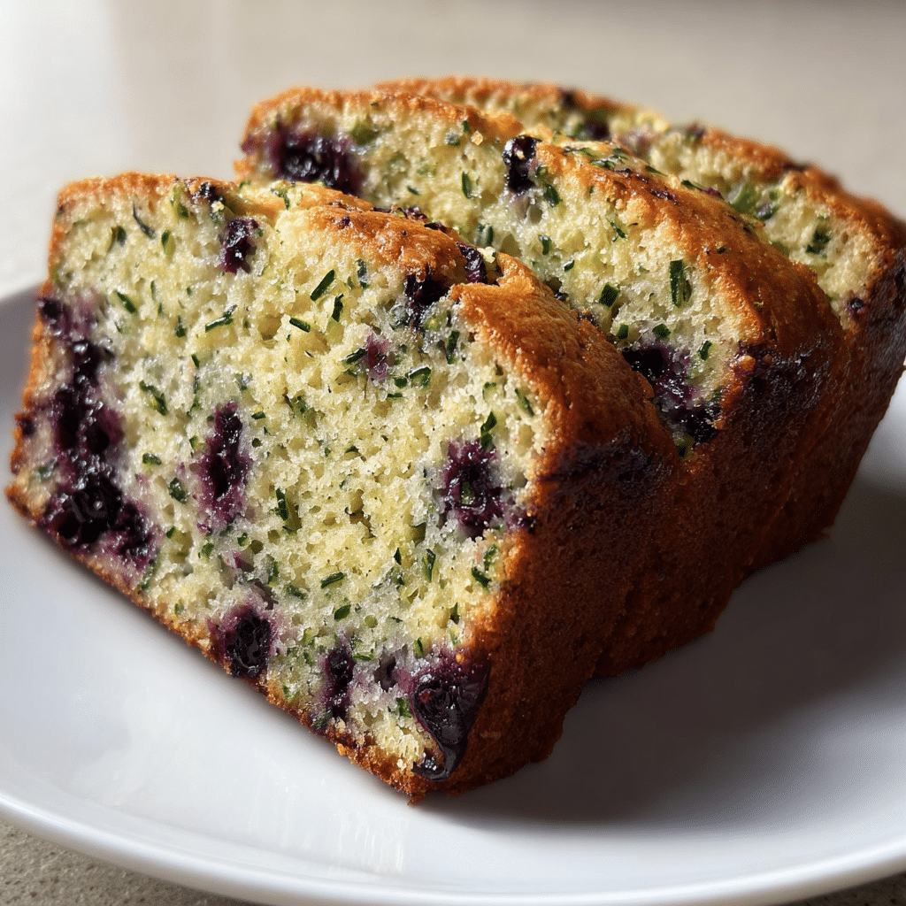 Blissful Blueberry Zucchini Bread with 1 Secret Ingredient Recipe - Recipe Image