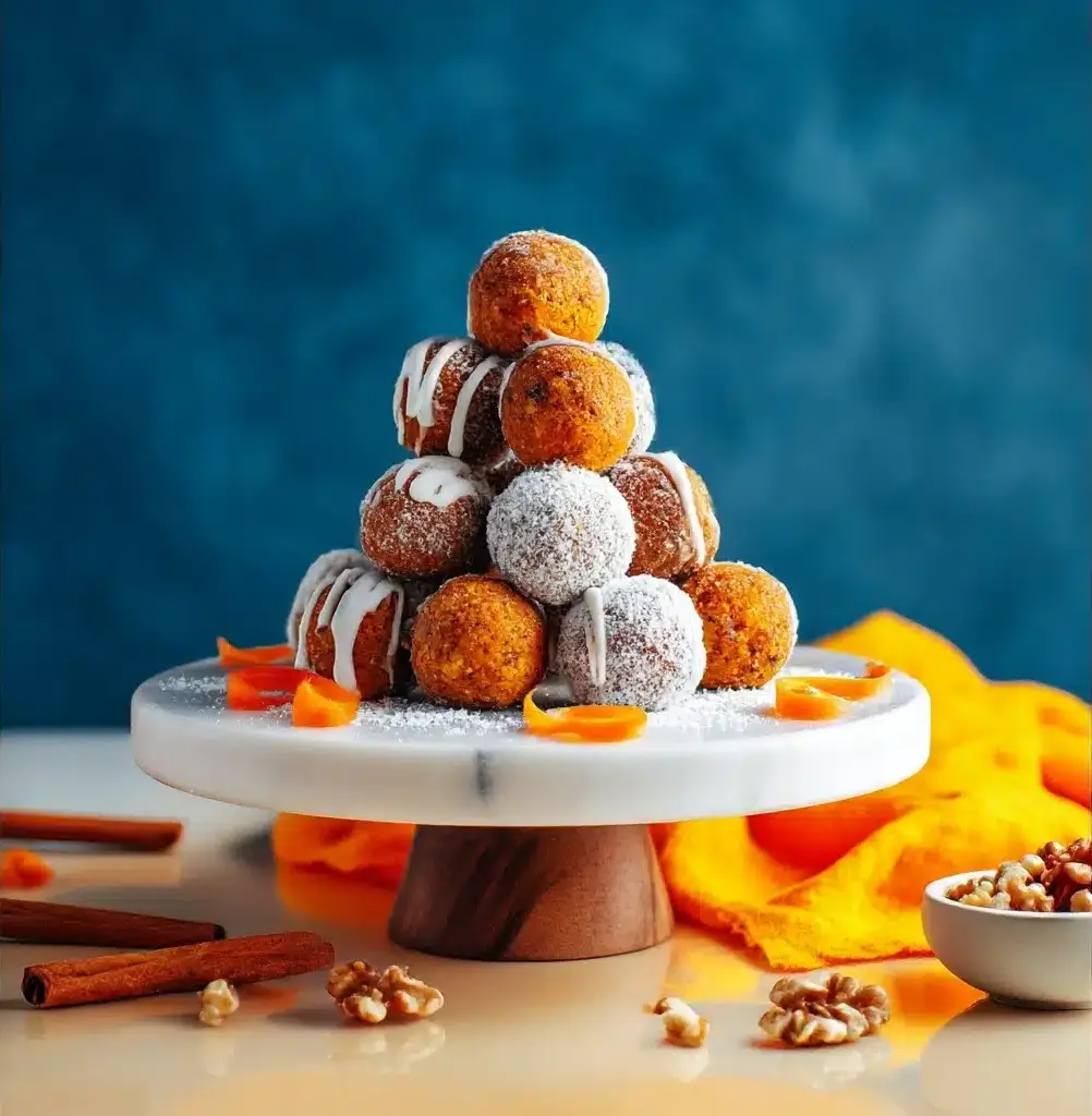 No-Bake Carrot Cake Bites Recipe