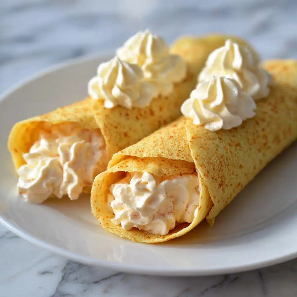 Pumpkin Crepes with Pumpkin Filling Recipe - Recipe Image
