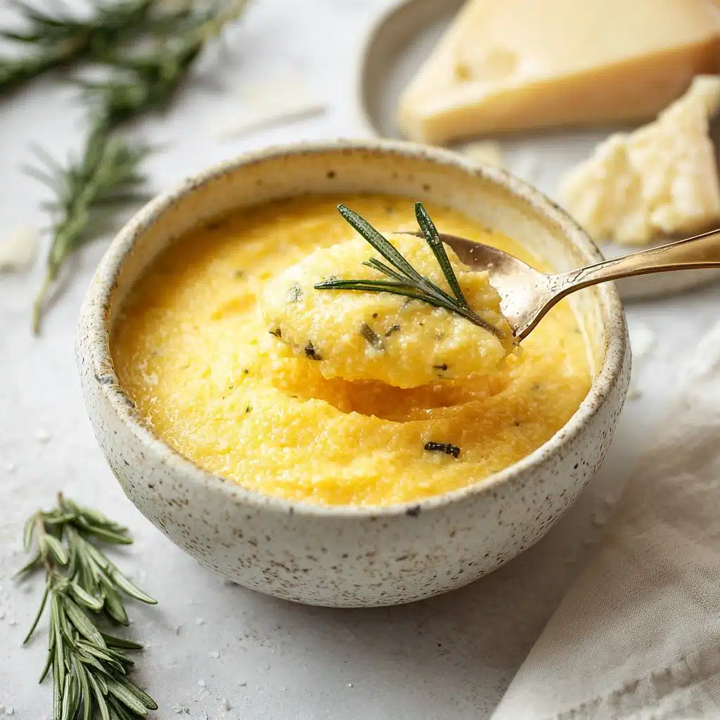 Creamy Polenta with Parmesan Cheese Recipe - Recipe Image