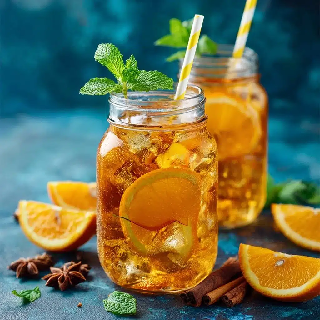 Orange Cinnamon Iced Tea Recipe - Recipe Image
