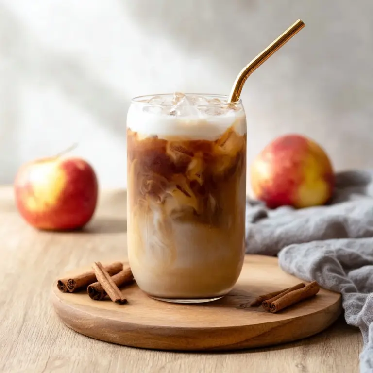 Iced Apple Crisp Cream Chai Recipe