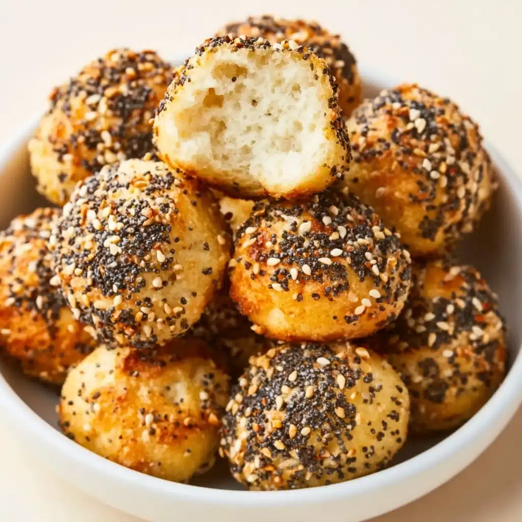 Easy Air Fryer Mini Bagels Recipe - Recipe Image