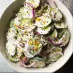 Cucumber Everything Bagel Salad Recipe