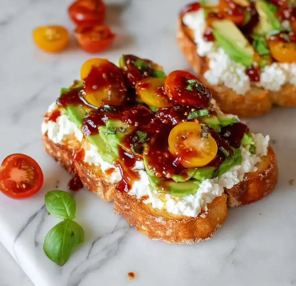 Cottage Cheese Toast (Sweet & Savory Options) Recipe