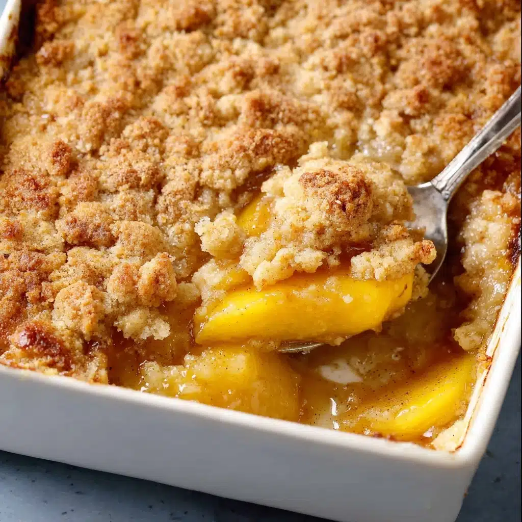 Easy Peach Cobbler Recipe