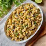 Black Bean and Corn Pasta Salad with Lime Greek Yogurt Dressing Recipe
