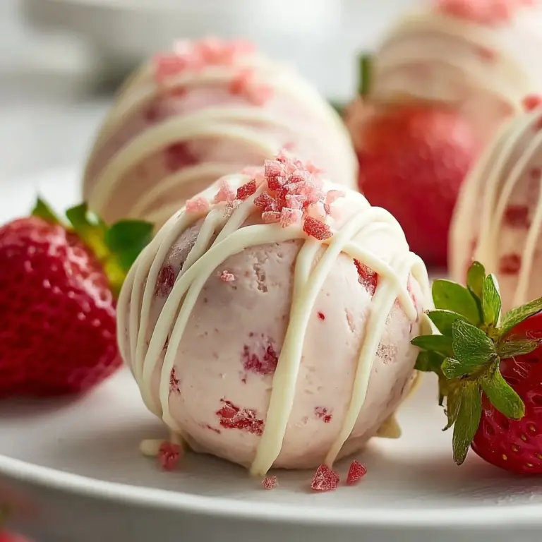 Strawberry Cheesecake Protein Balls Recipe