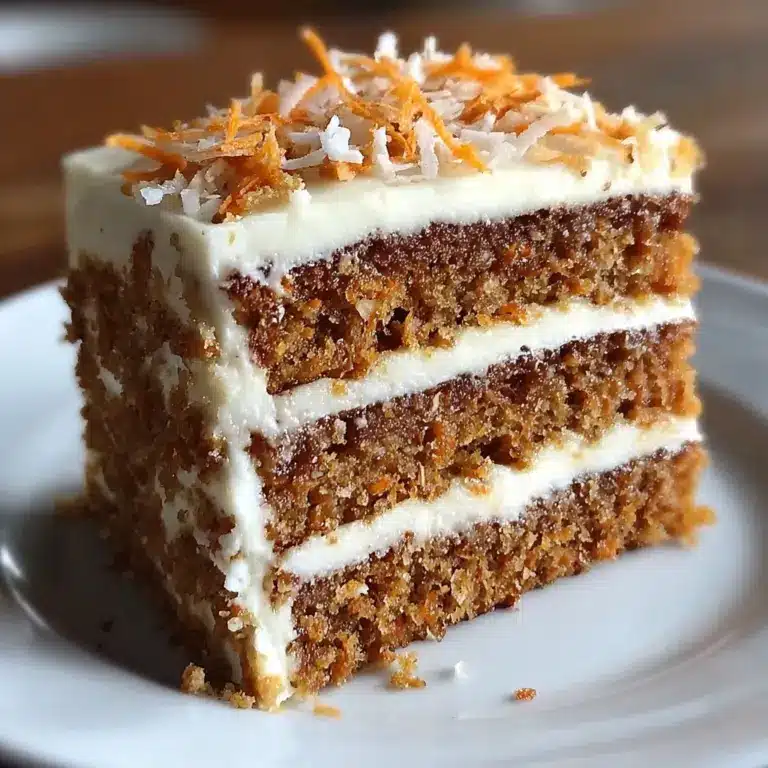 No Sugar No Flour Carrot Cake Recipe