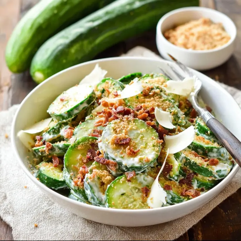 Cucumber Caesar Salad Recipe