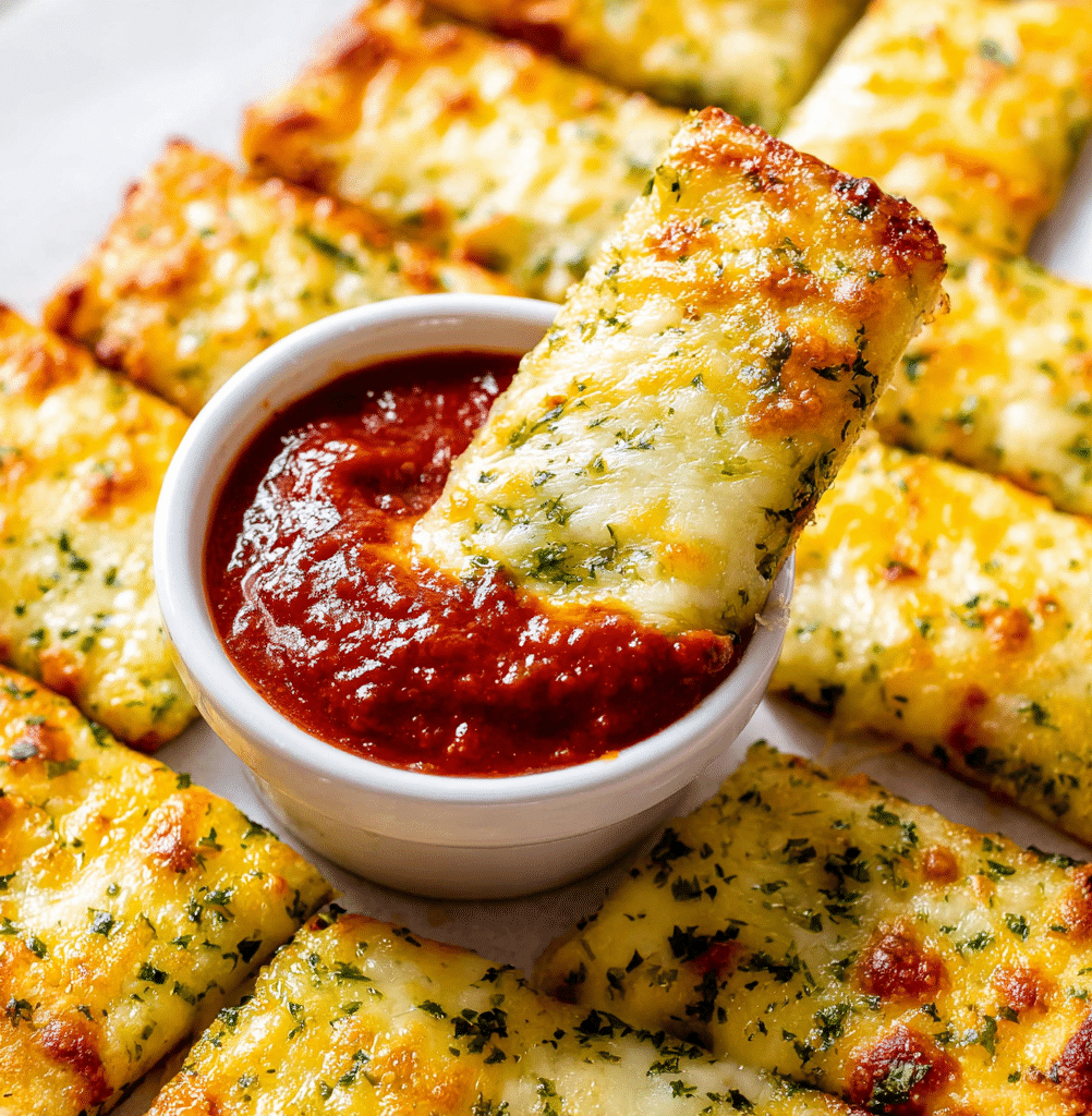Cheesy Zucchini Breadsticks Recipe