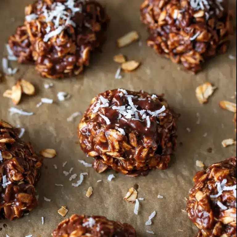Coconut No-Bake Cookies Recipe