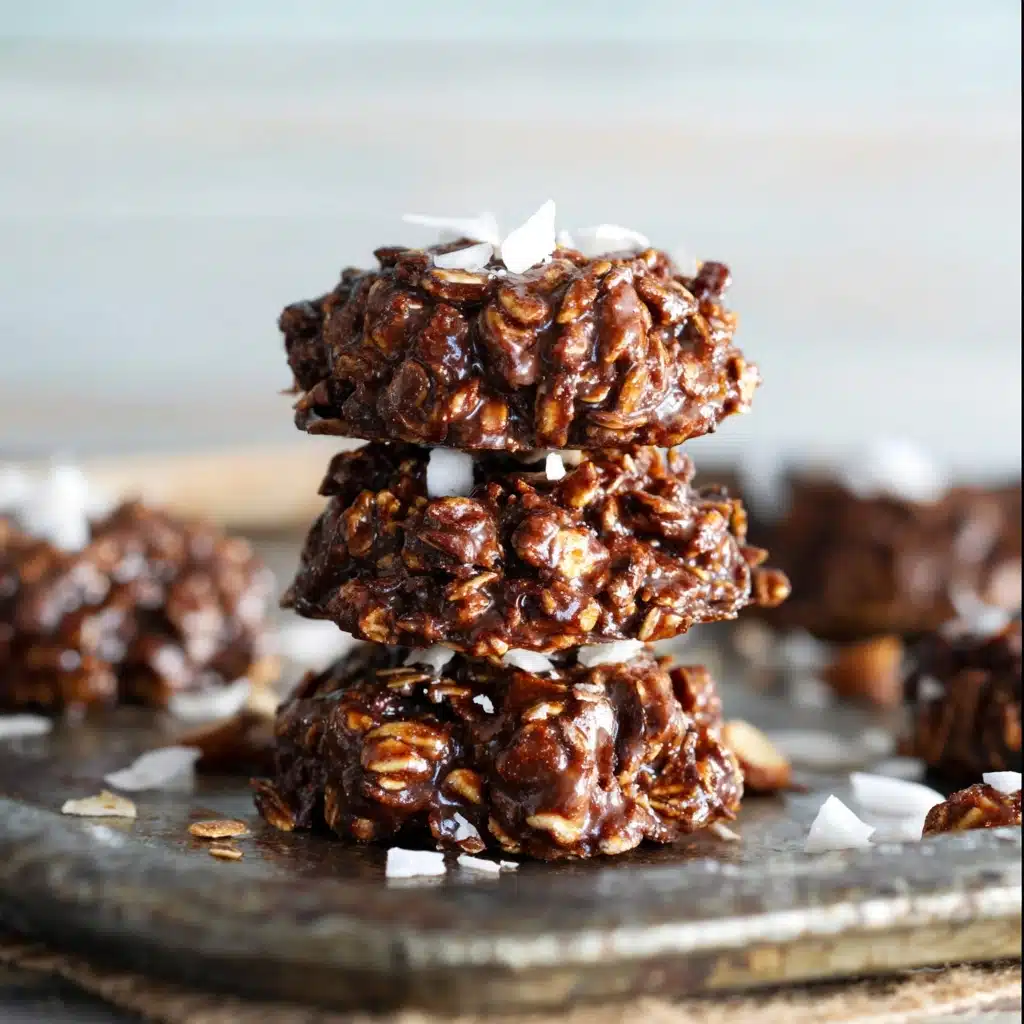 Coconut No-Bake Cookies Recipe - Recipe Image