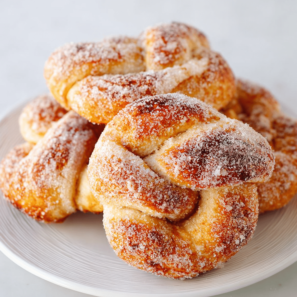 Cinnamon Sugar Soft Pretzels Recipe - Recipe Image