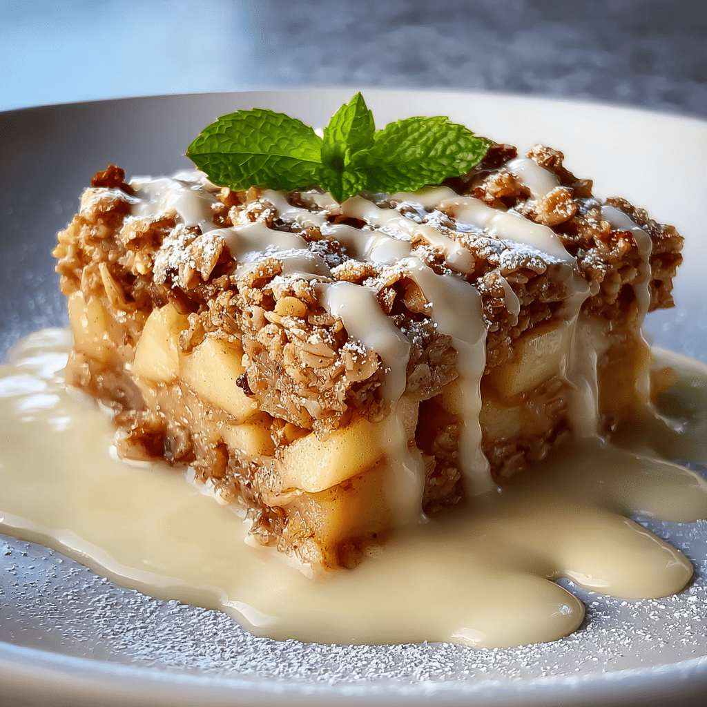 Oatmeal Apple Breakfast Bake Recipe - Recipe Image