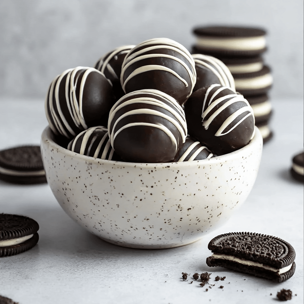 Tasty Oreo Protein Balls Recipe - Recipe Image