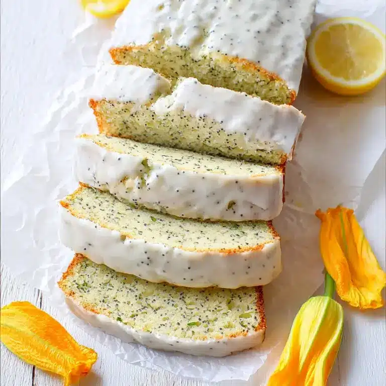 Lemon Poppy Seed Zucchini Bread Recipe