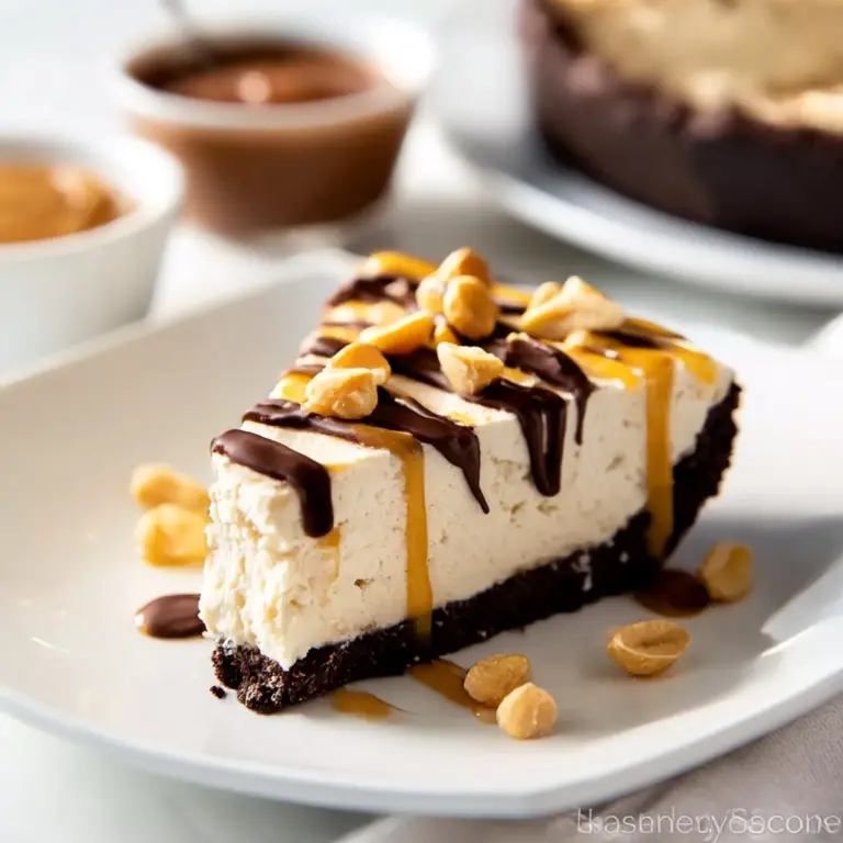 Easy No Bake Keto Peanut Butter Pie Recipe