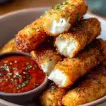 Keto Mozzarella Sticks Recipe