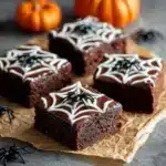 Spooky Spiderweb Brownies Recipe