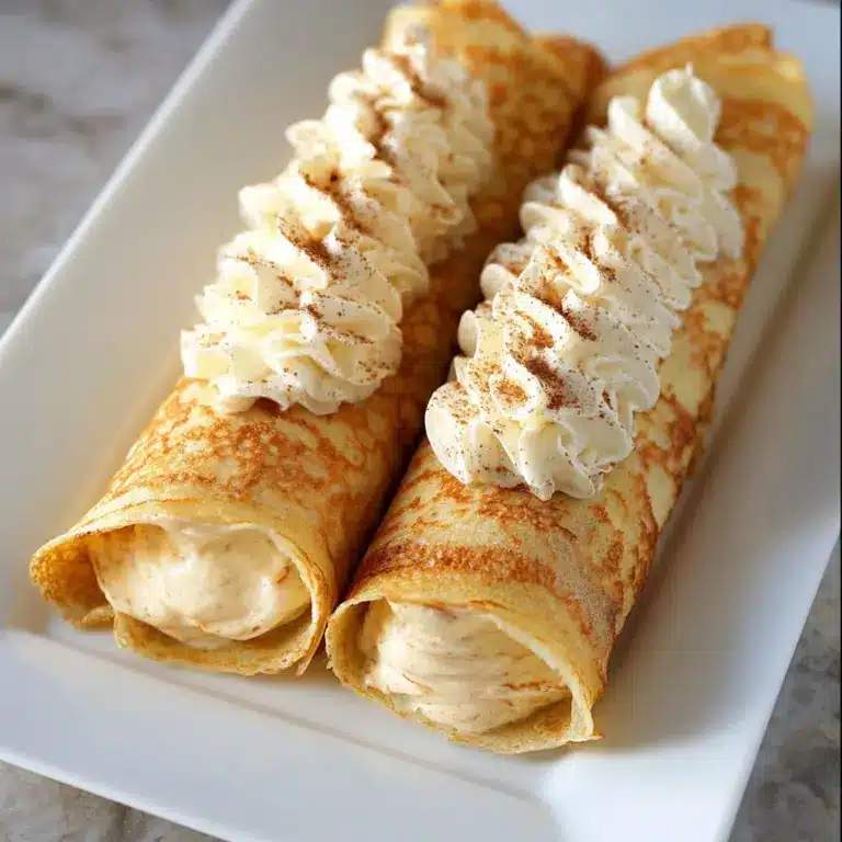 Pumpkin Crepes with Pumpkin Filling Recipe