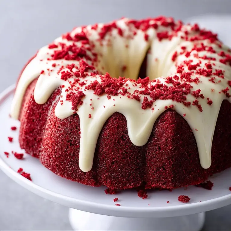 Red Velvet Bundt Cake Recipe