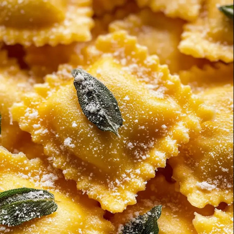 Best Butternut Squash Ravioli with Brown Butter Sage Sauce Recipe