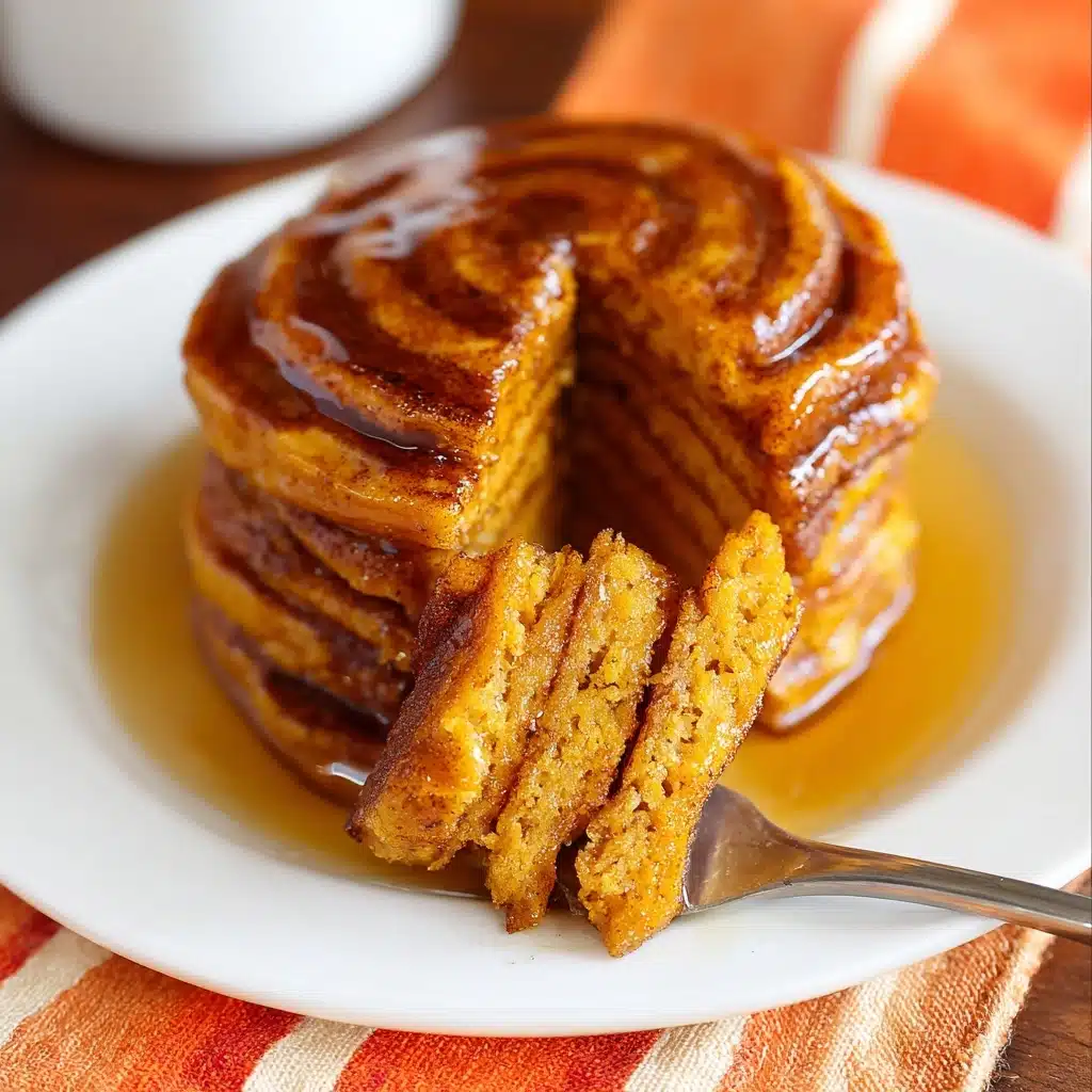 Pumpkin Cinnamon Swirl Pancakes Recipe - Recipe Image