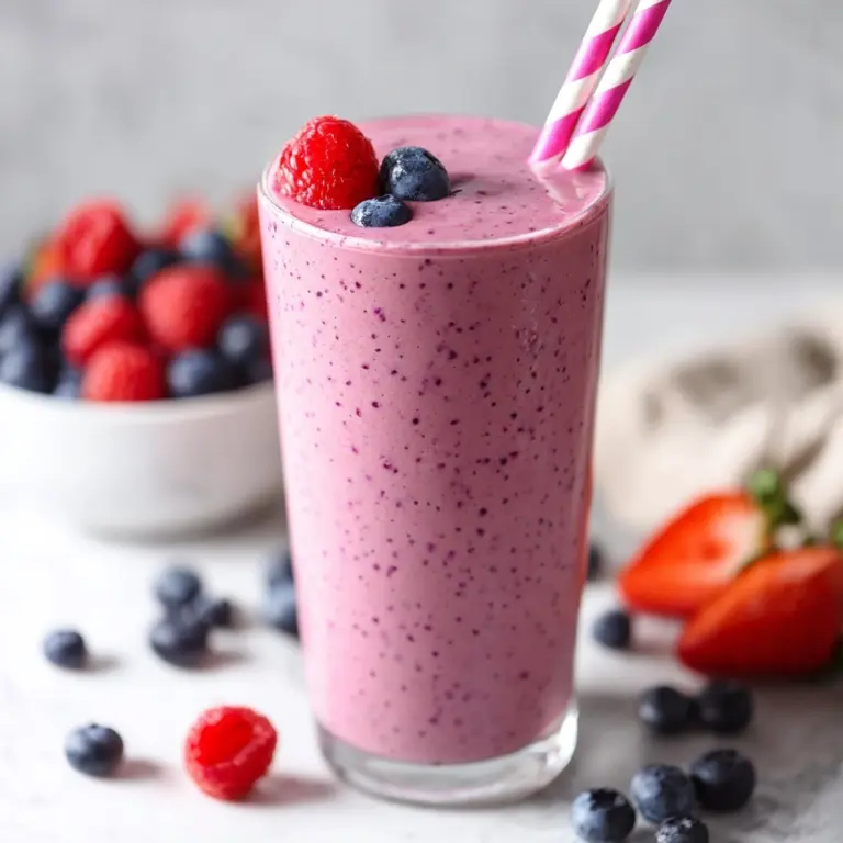 Easy Berry Smoothie Recipe