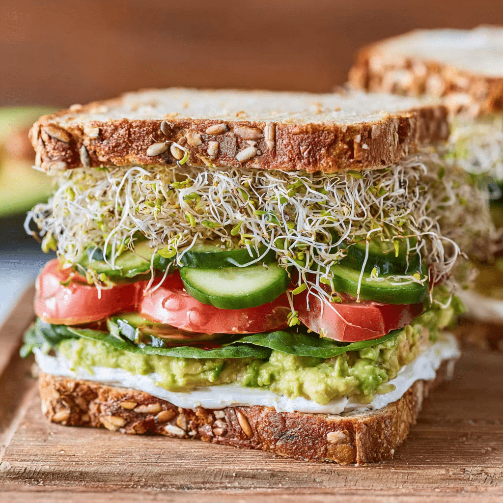 The Ultimate Veggie Sandwich Recipe - Recipe Image