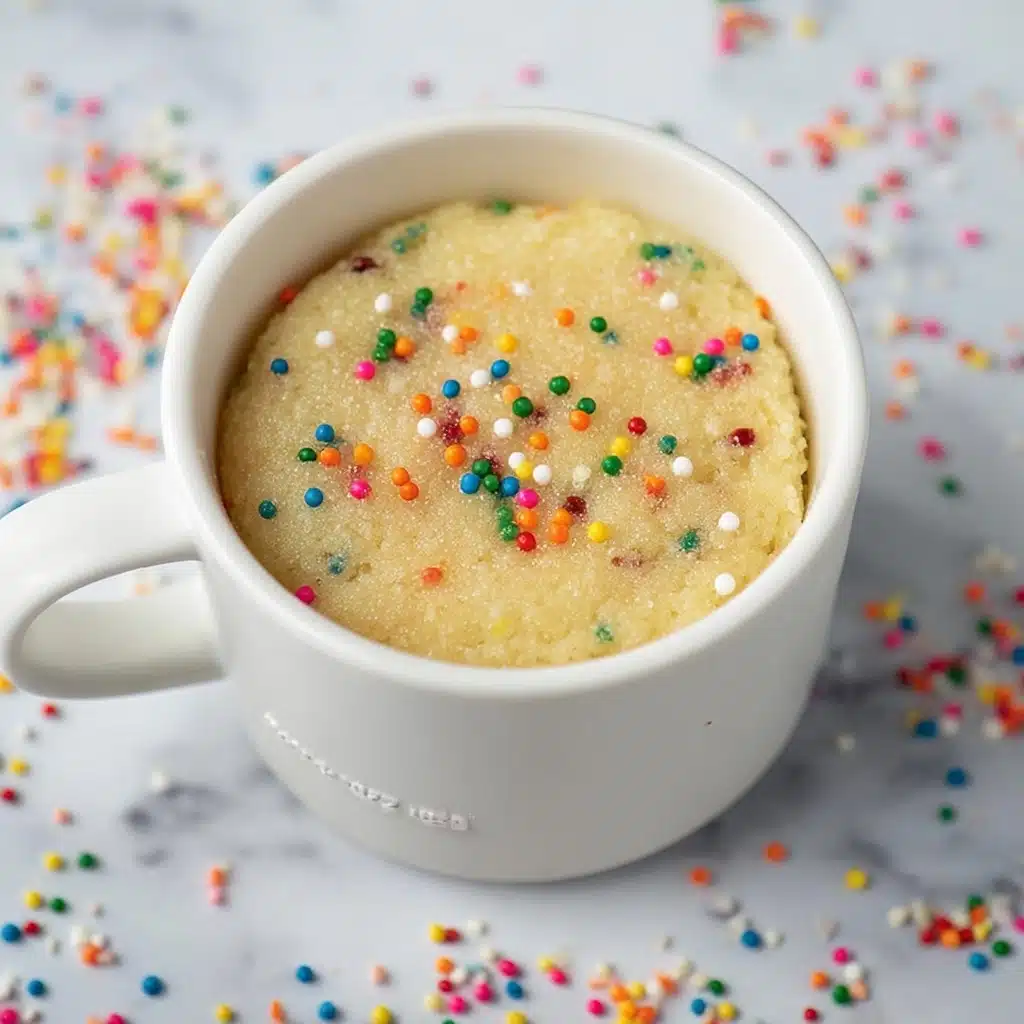 Microwave Vanilla Mug Cake Recipe - Recipe Image
