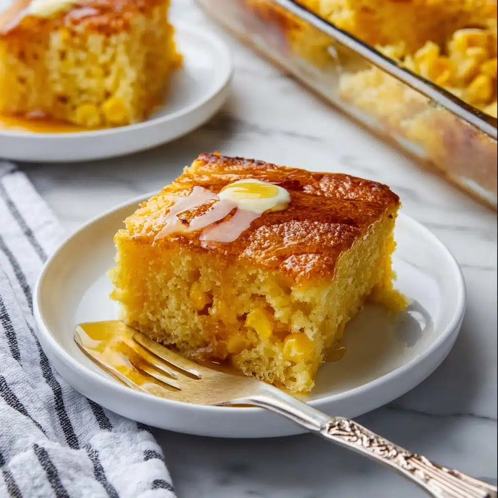 Jiffy Cornbread Casserole with Honey Recipe