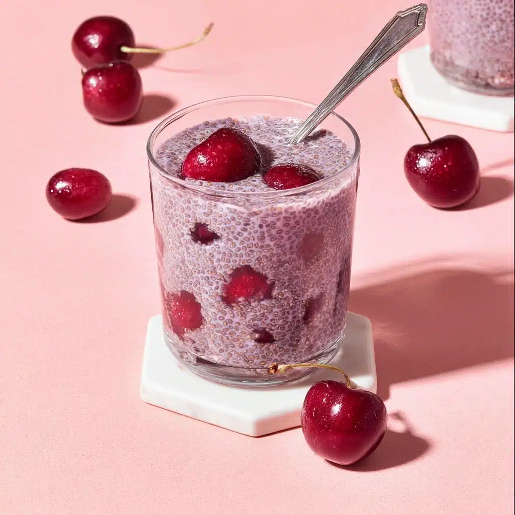 Cherry Chia Pudding (Dairy-Free, Gluten-Free) Recipe - Recipe Image