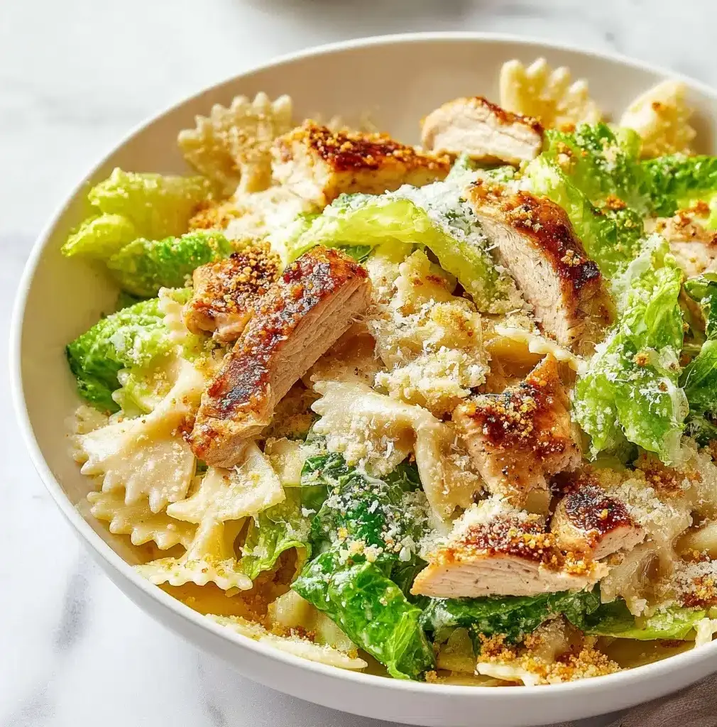 Chicken Caesar Pasta Salad Recipe