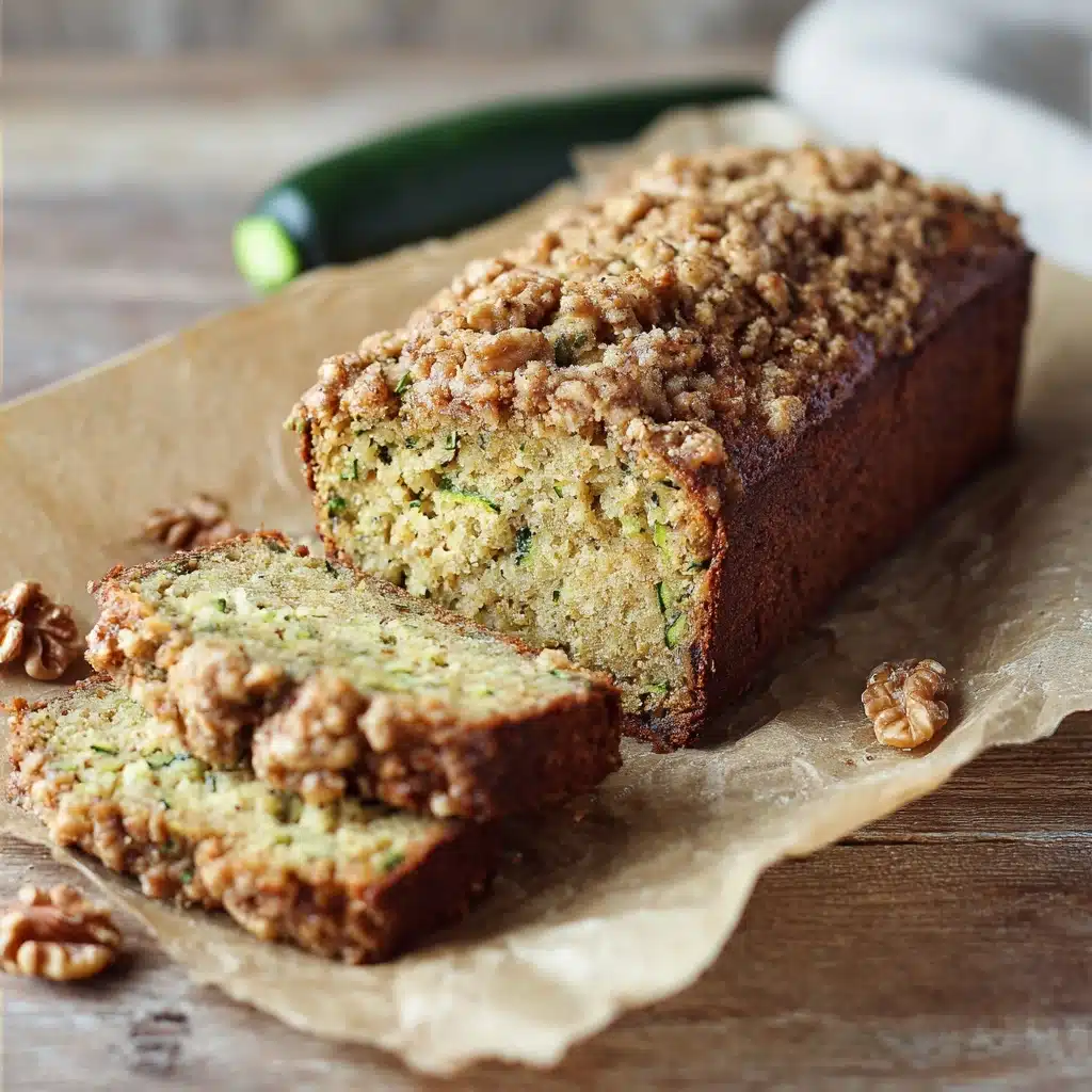 Zucchini Coffee Cake Bread with Cinnamon Streusel Recipe - Recipe Image