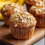 Healthy Banana Oatmeal Muffins Recipe