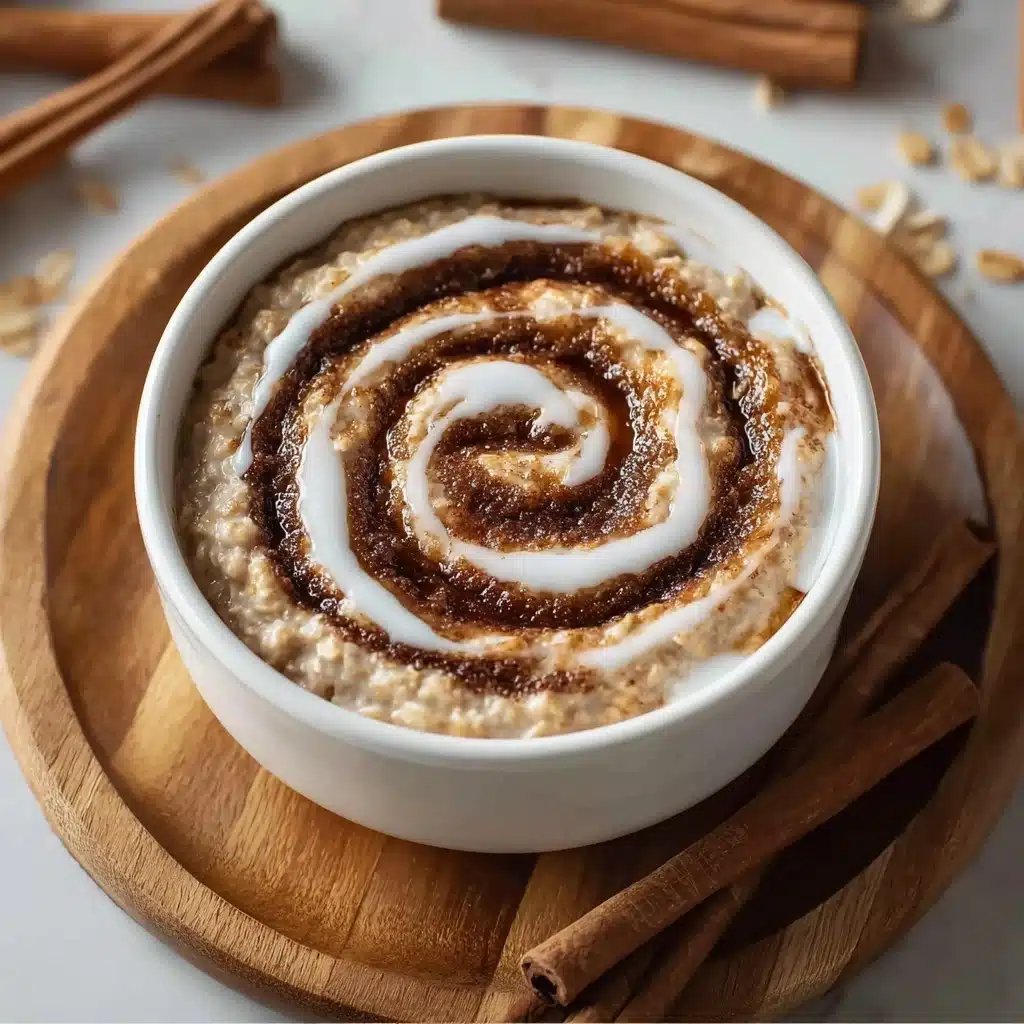 Cinnamon Roll Overnight Oats Recipe