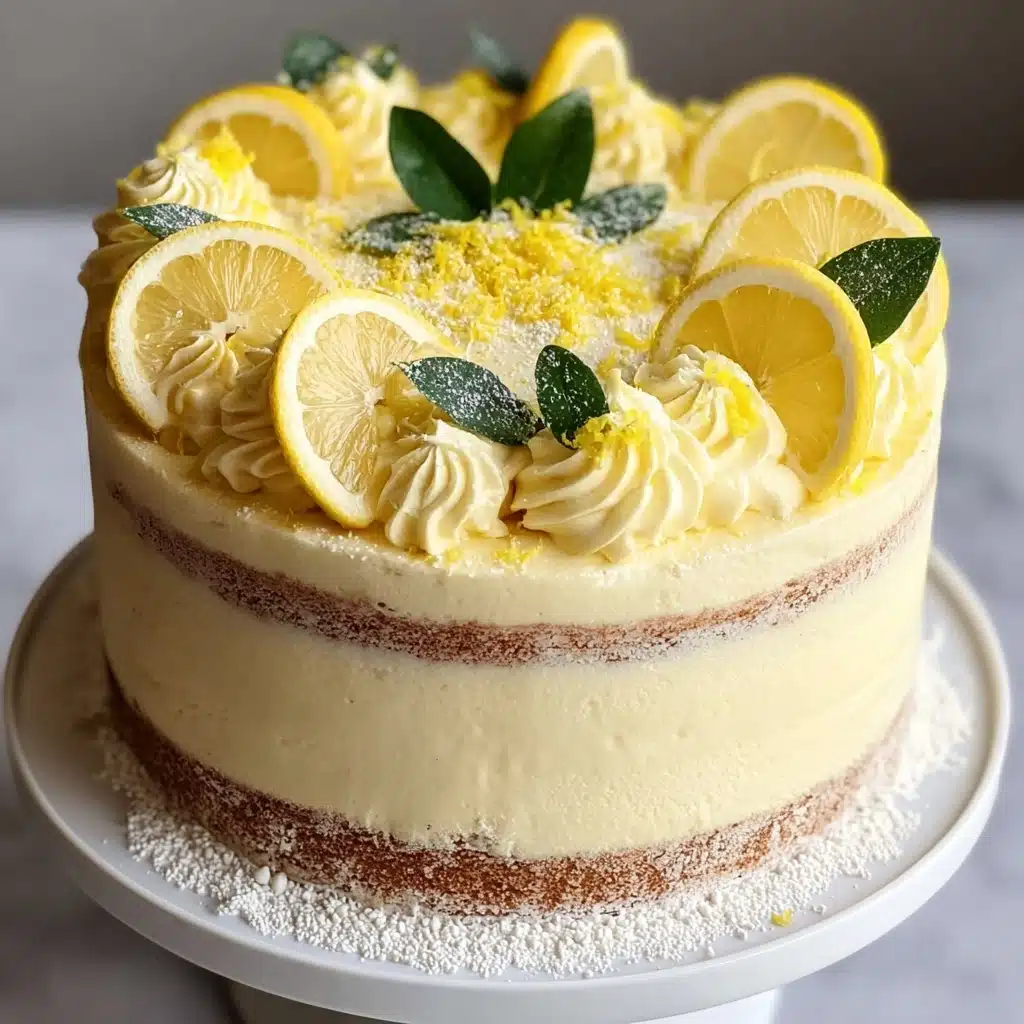 Italian Lemon Mascarpone Layer Cake Recipe