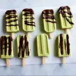California Avocado Ice Pops with Chocolate Magic Shell Recipe