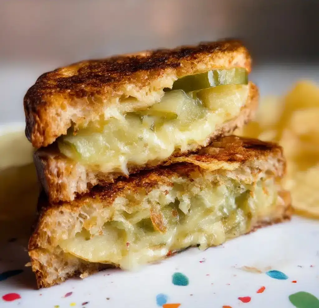 The Perfect Dill Pickle Grilled Cheese Sandwich Recipe